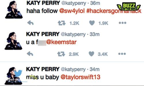 Katy Perry Twitter Account Hacked!