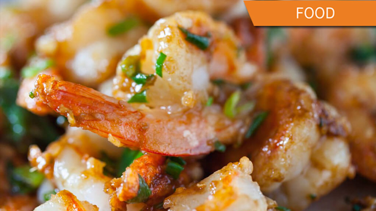 Chinese-style shrimp