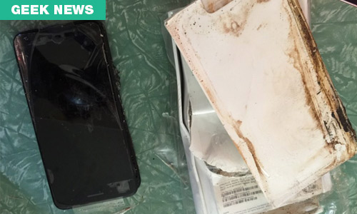 An iPhone 7 Plus has allegedly EXPLODED