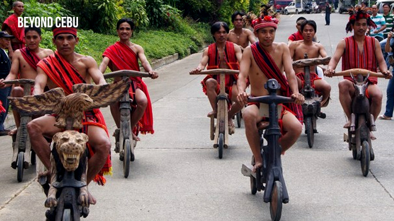 wooden scooters from Ifugao