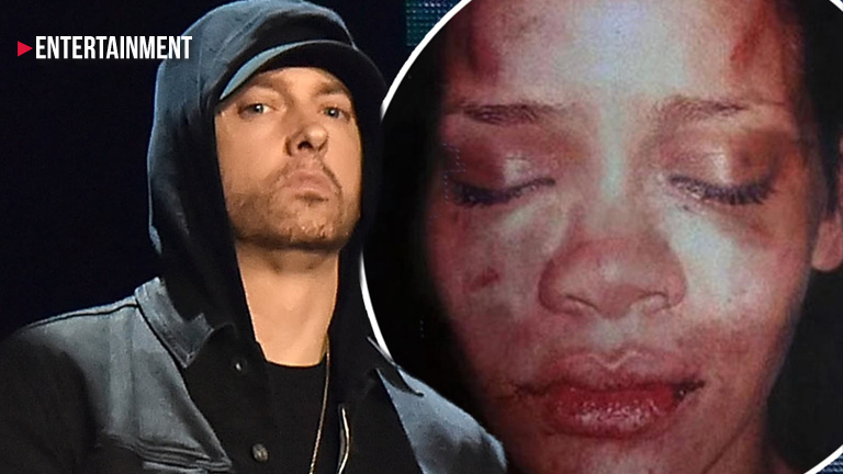 Eminem Says He Sides With Chris Brown Over Rihanna Assault on Alleged Leaked Song